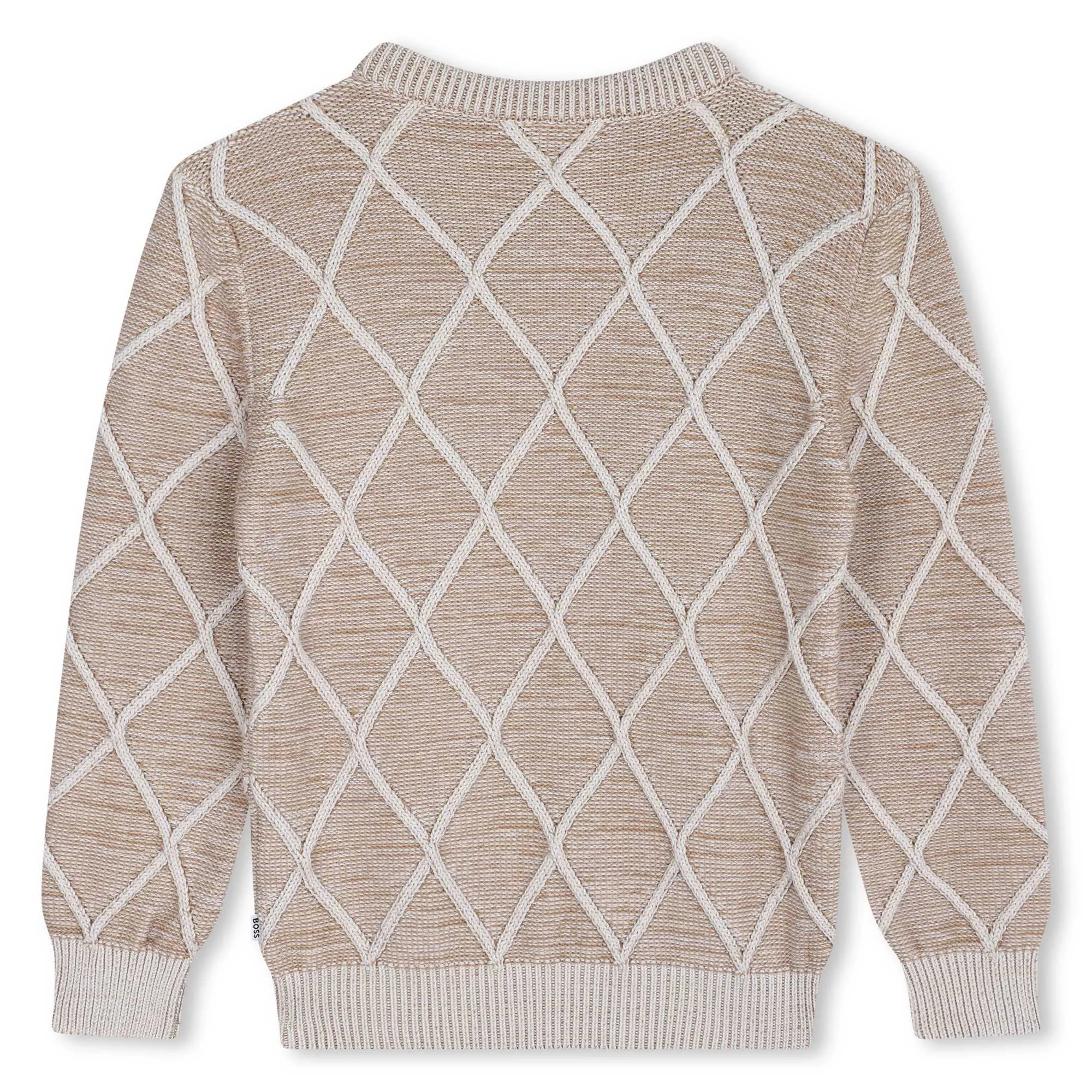 Hugo Boss Beige Diamond Sweater