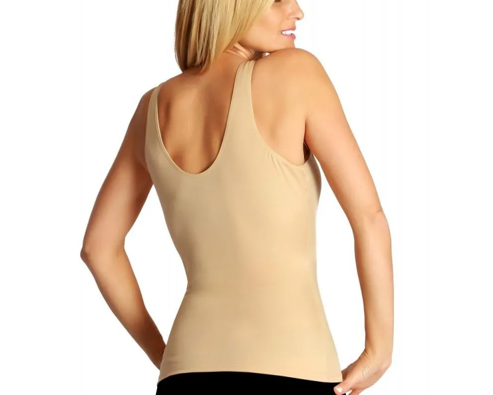 InstantFigure Compression Scoop Tank Top Shapewear  WT40021