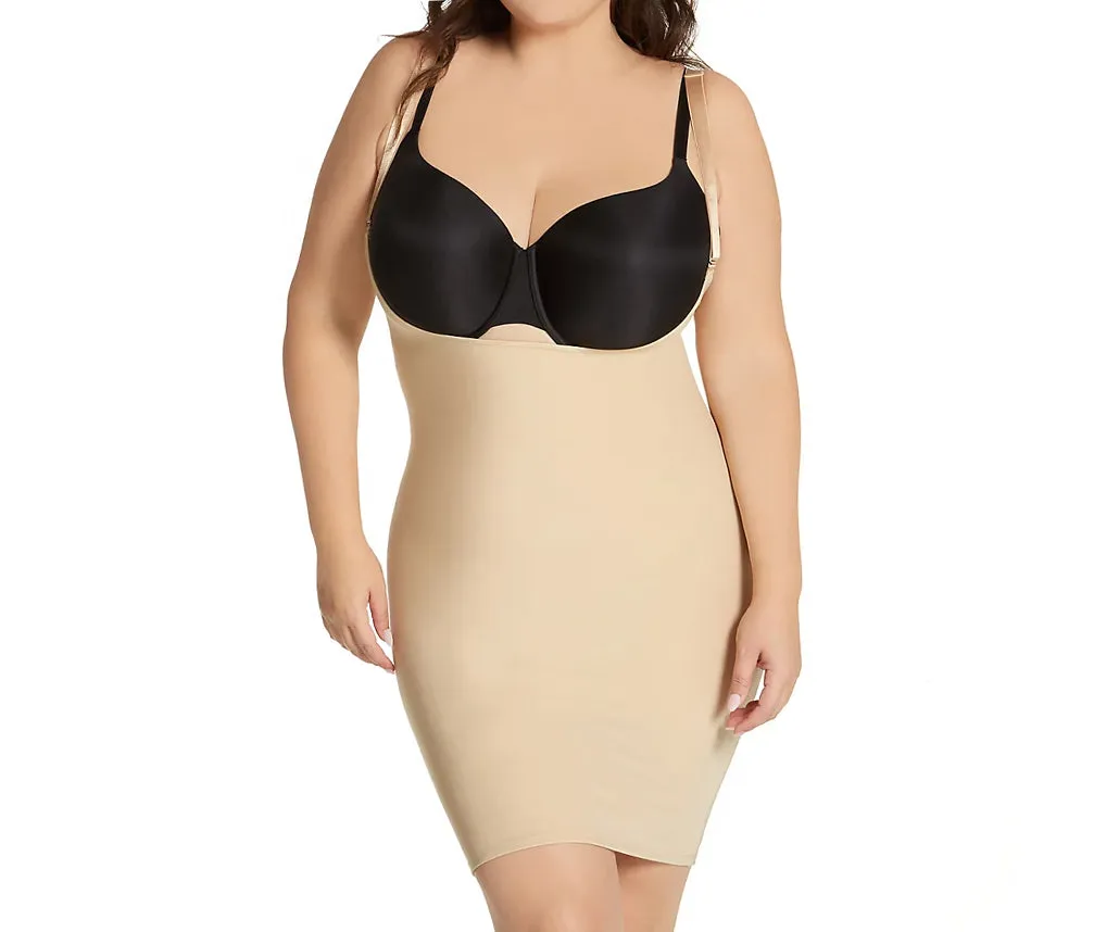 InstantFigure Underbust Plus Size Dress Adjustable Strap WDS40151C