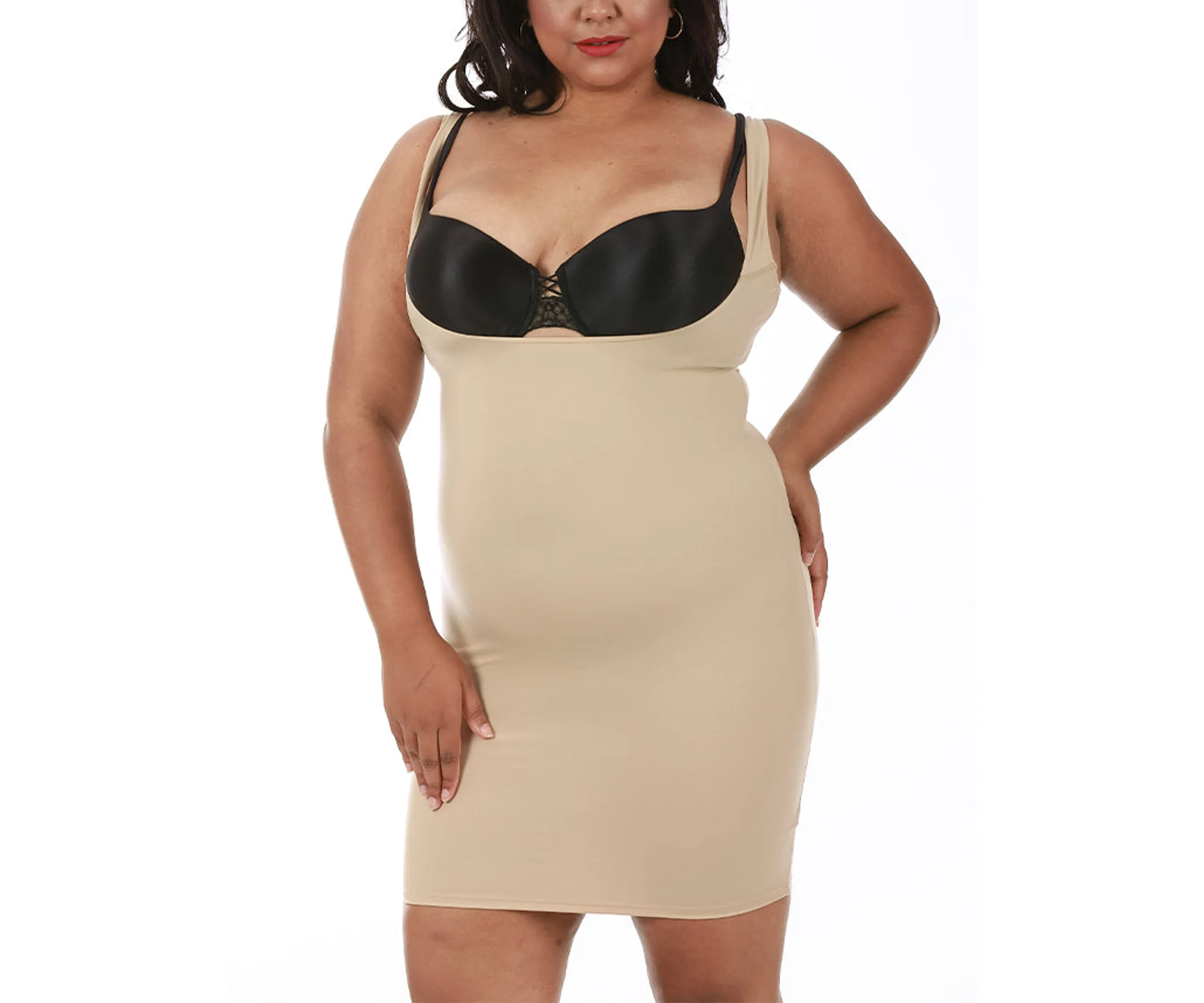 InstantFigure Underbust Tank Dress Curvy Shapewear - Pack Of: 1