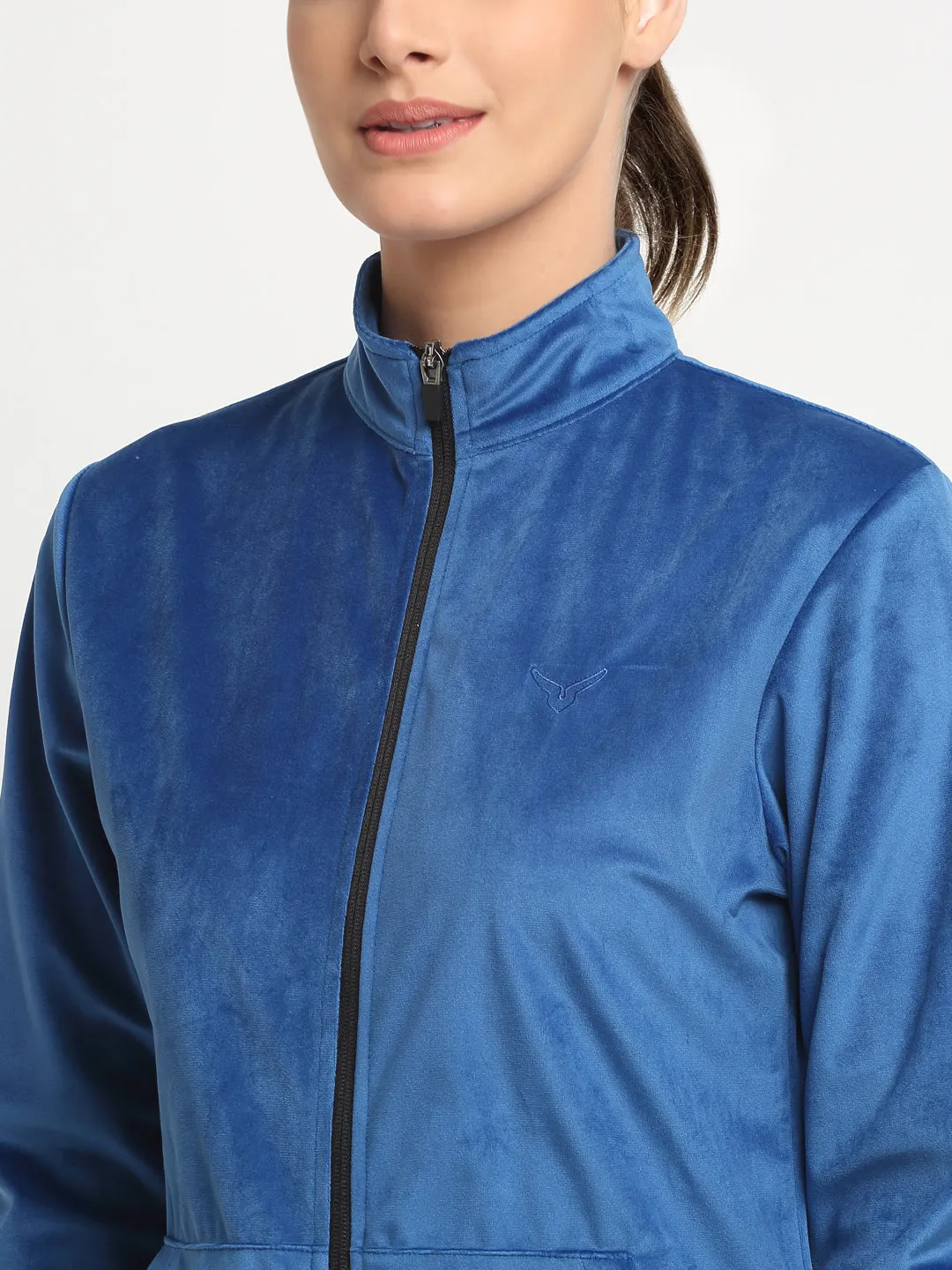 Invincible Women's Velour Full Zip Jacket