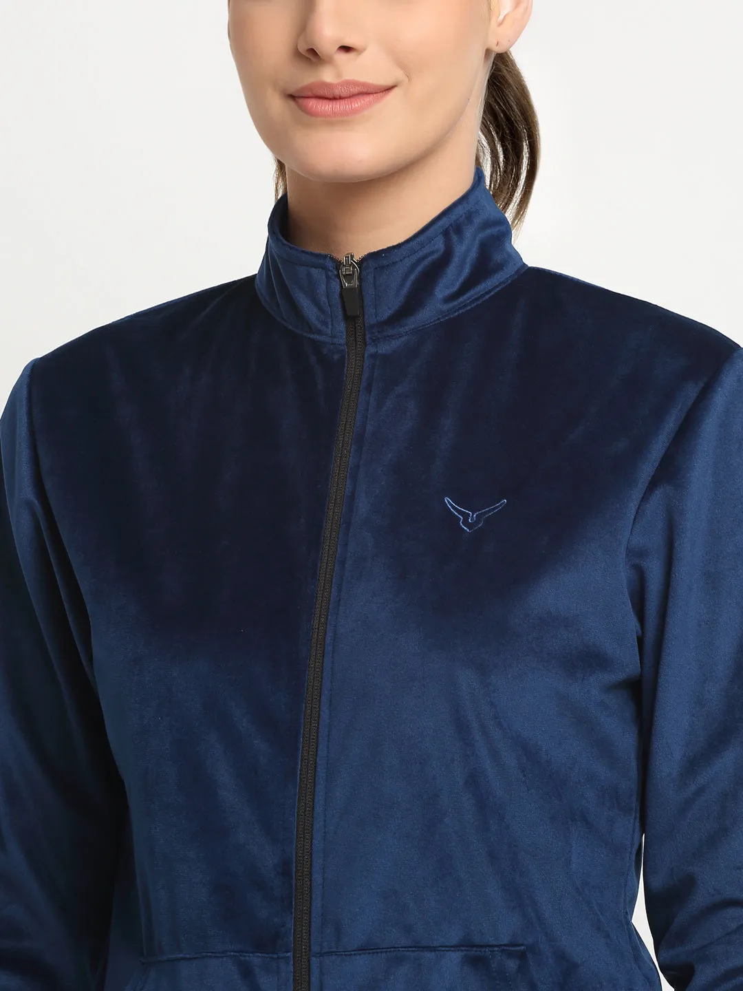 Invincible Women's Velour Full Zip Jacket