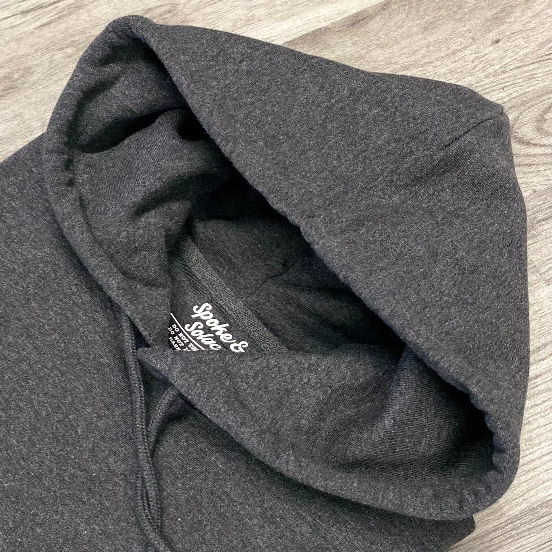 It never gets easier... Embroidered Hoodie (w)