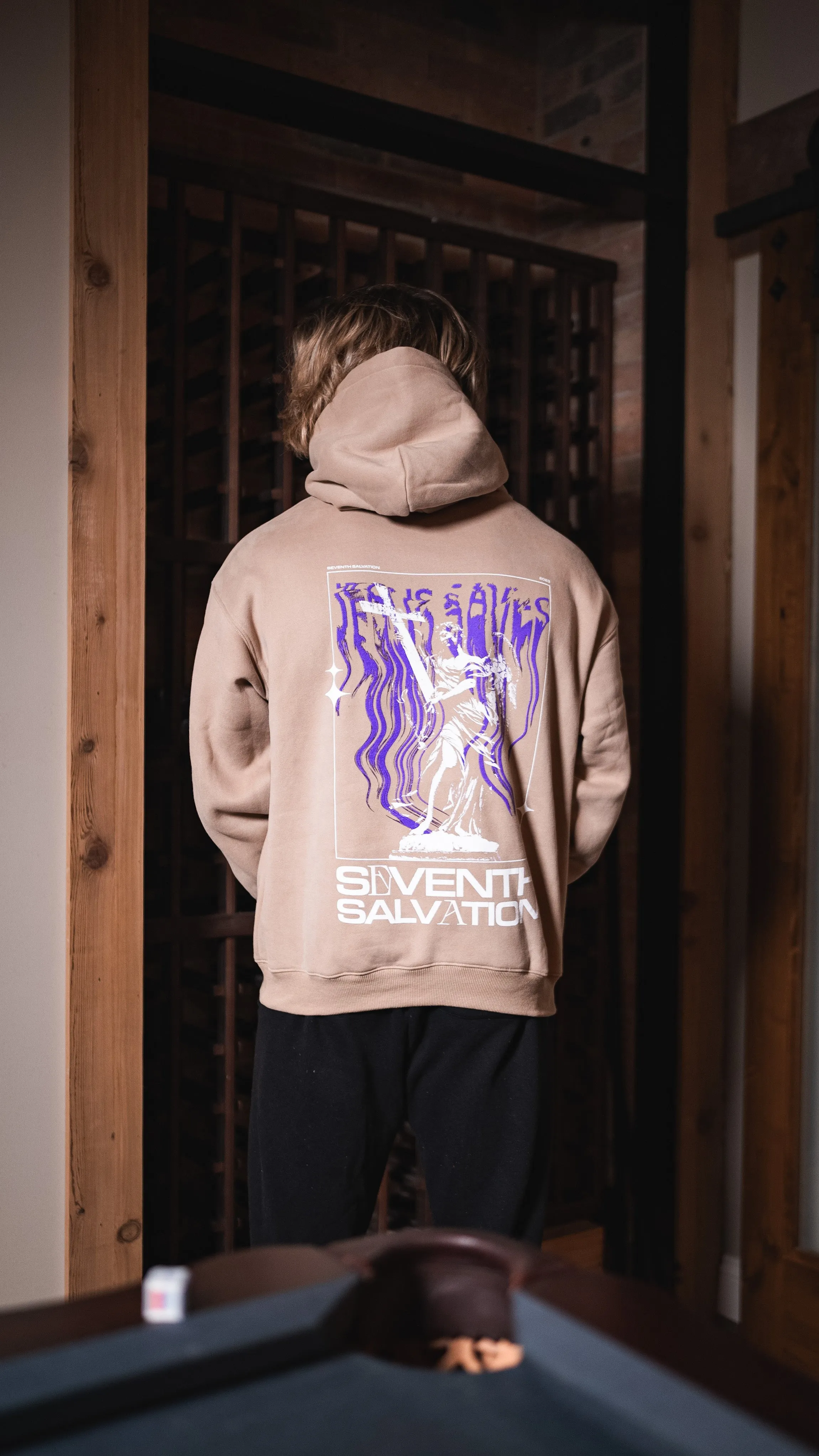 Jesus Hoodie (Purple Design)