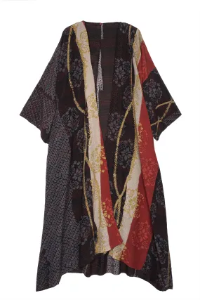 KIMONO PRINT KANTHA KIMONO TALL