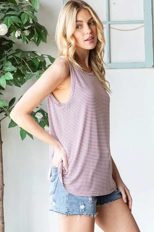 KYLIE STRIPE TANK TOP S-XL