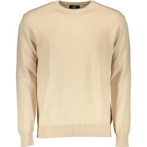 La Martina Beige Cotton Men Sweater