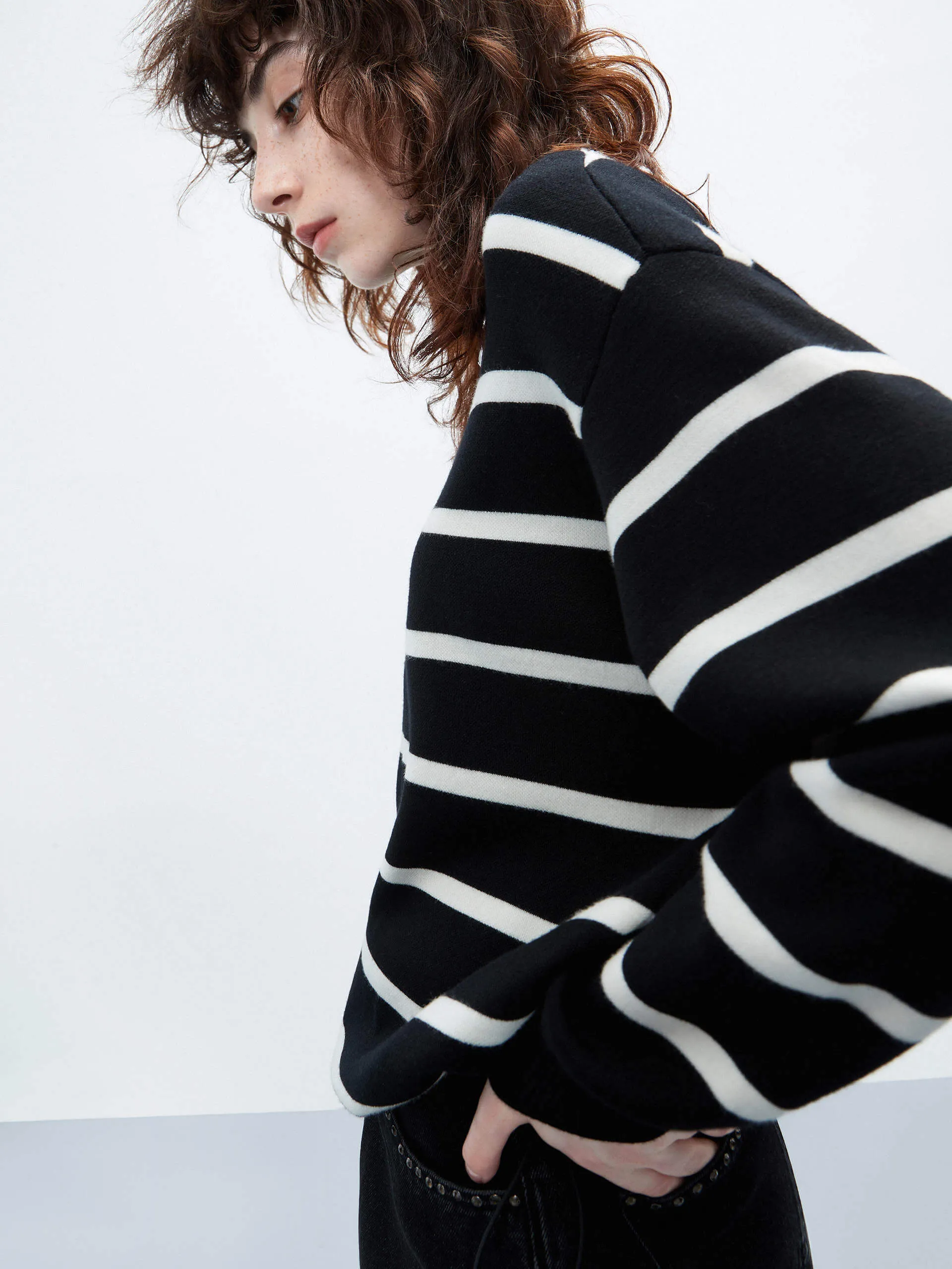 Loose Fit Striped Sweater