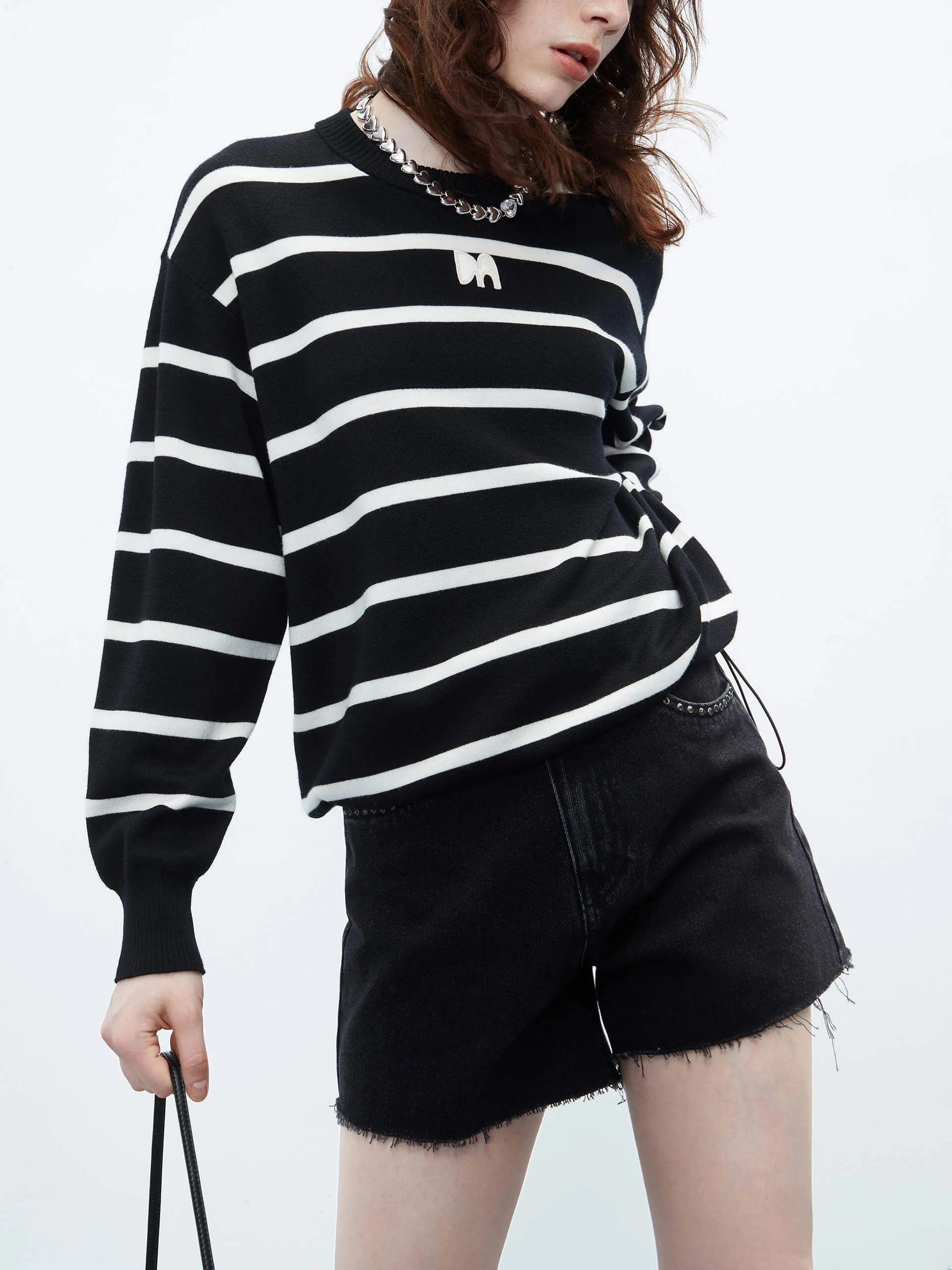 Loose Fit Striped Sweater