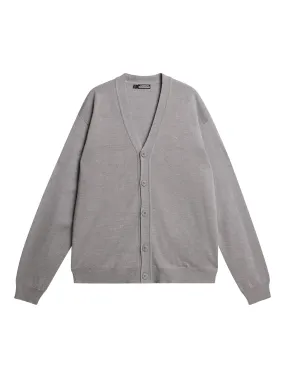 Lucas Knitted Cardigan / Grey Melange