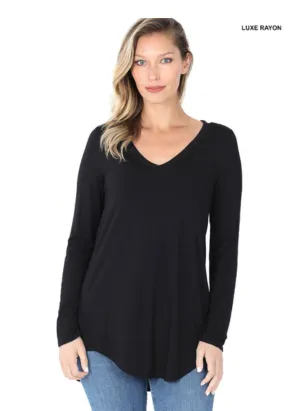 Luxe Hi-Low Hem Top