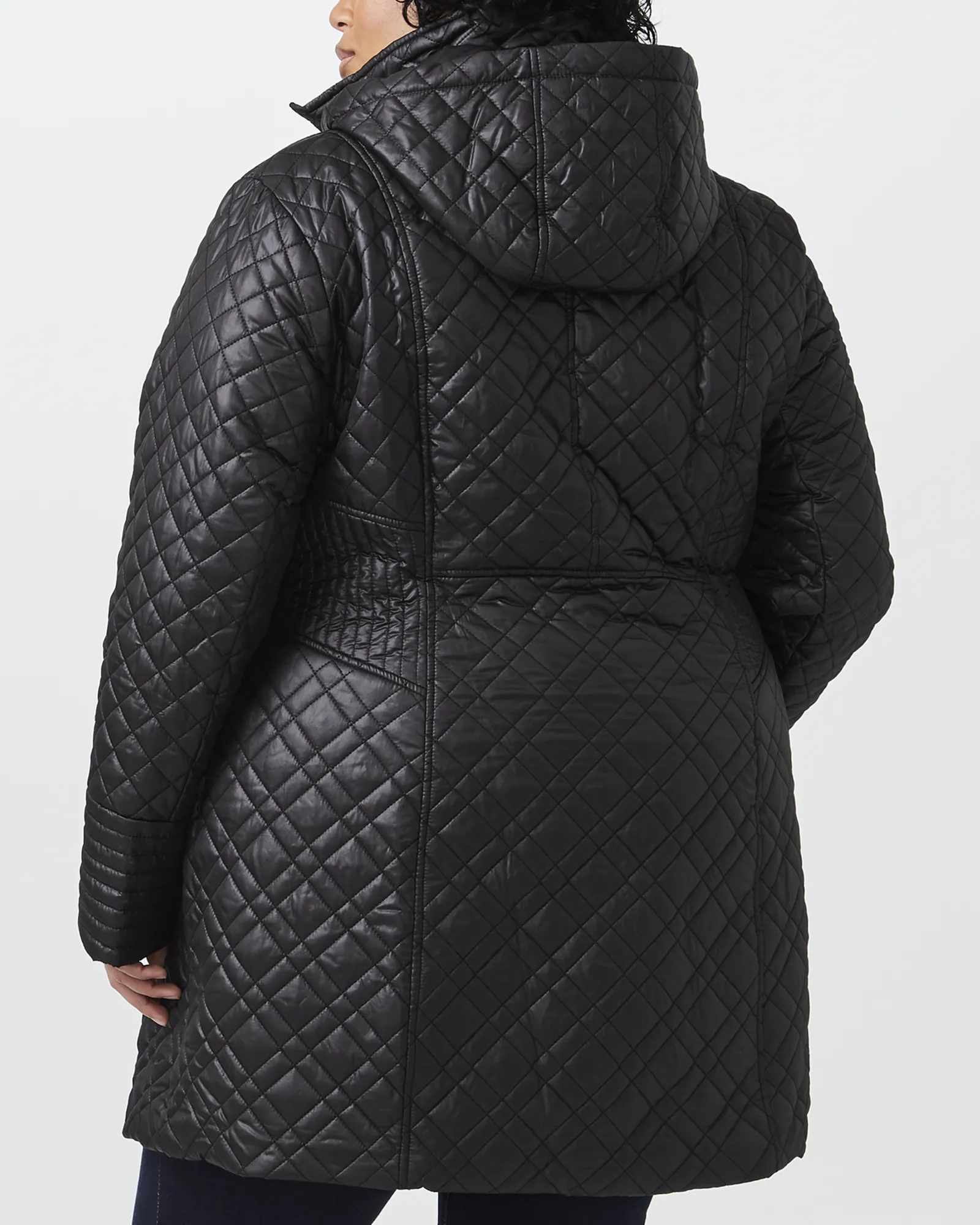 Mackenzie Quilted Coat | Black