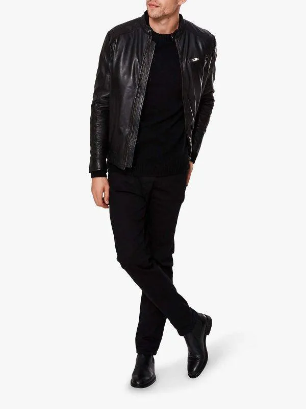 Majestic Black Jacket for Men