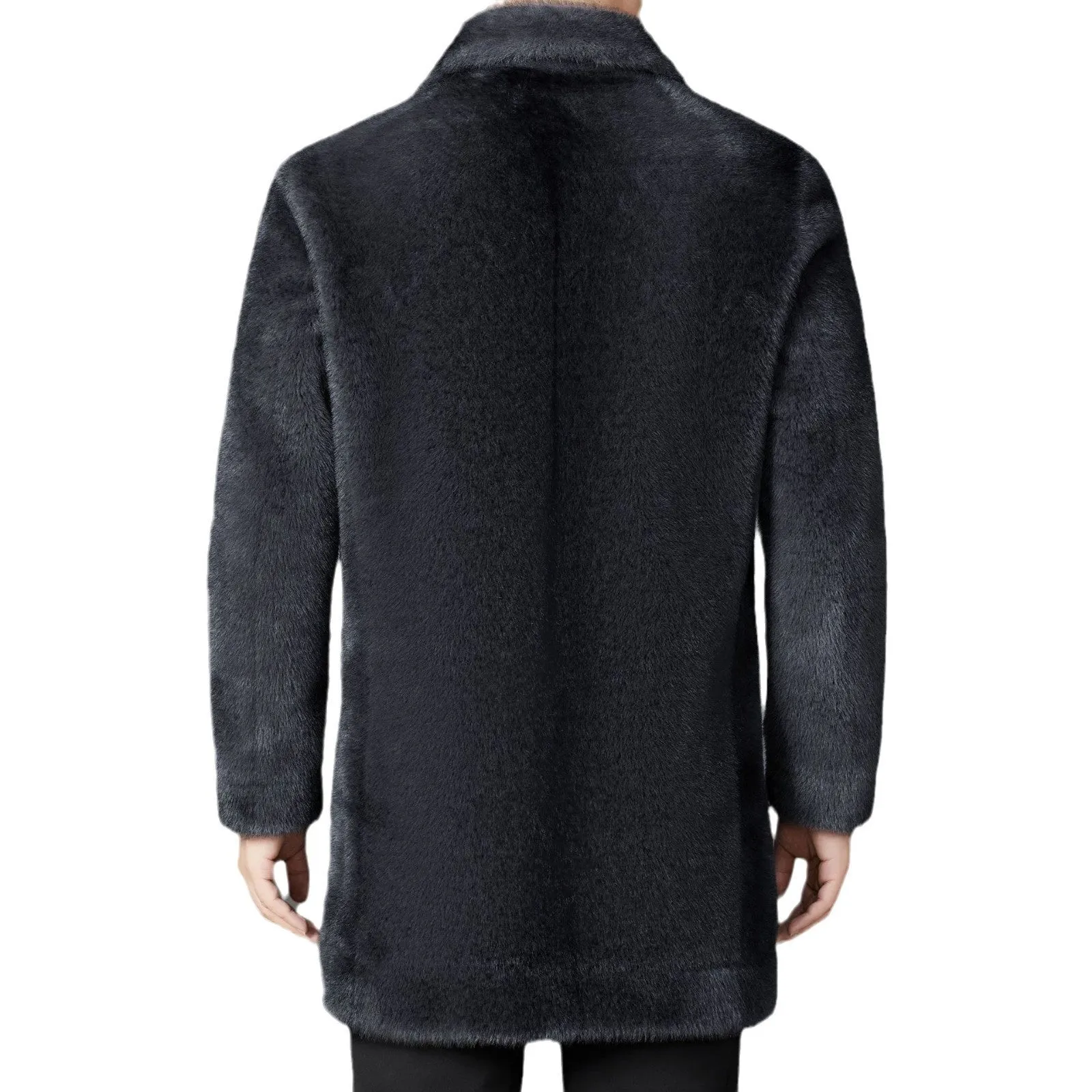 Man Cave Xuelan Mink Fur both-side Warm Coat