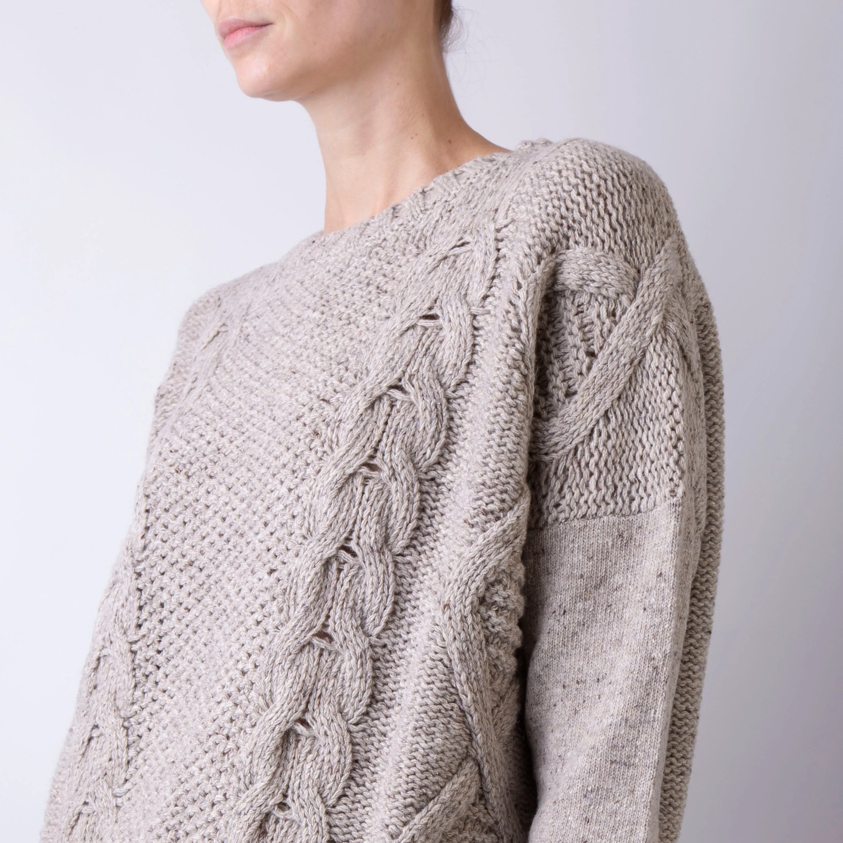 MA'RY'YA SWEATER YNK088 F2 BEIGE