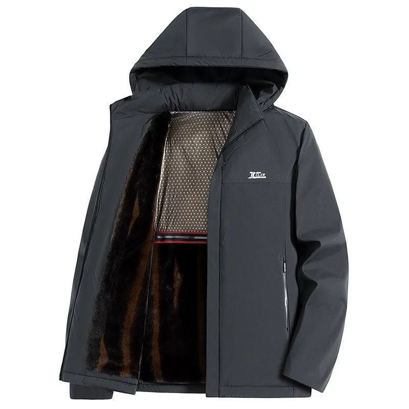 Men's Mink Fur Lined Windbreaker (3 colors)