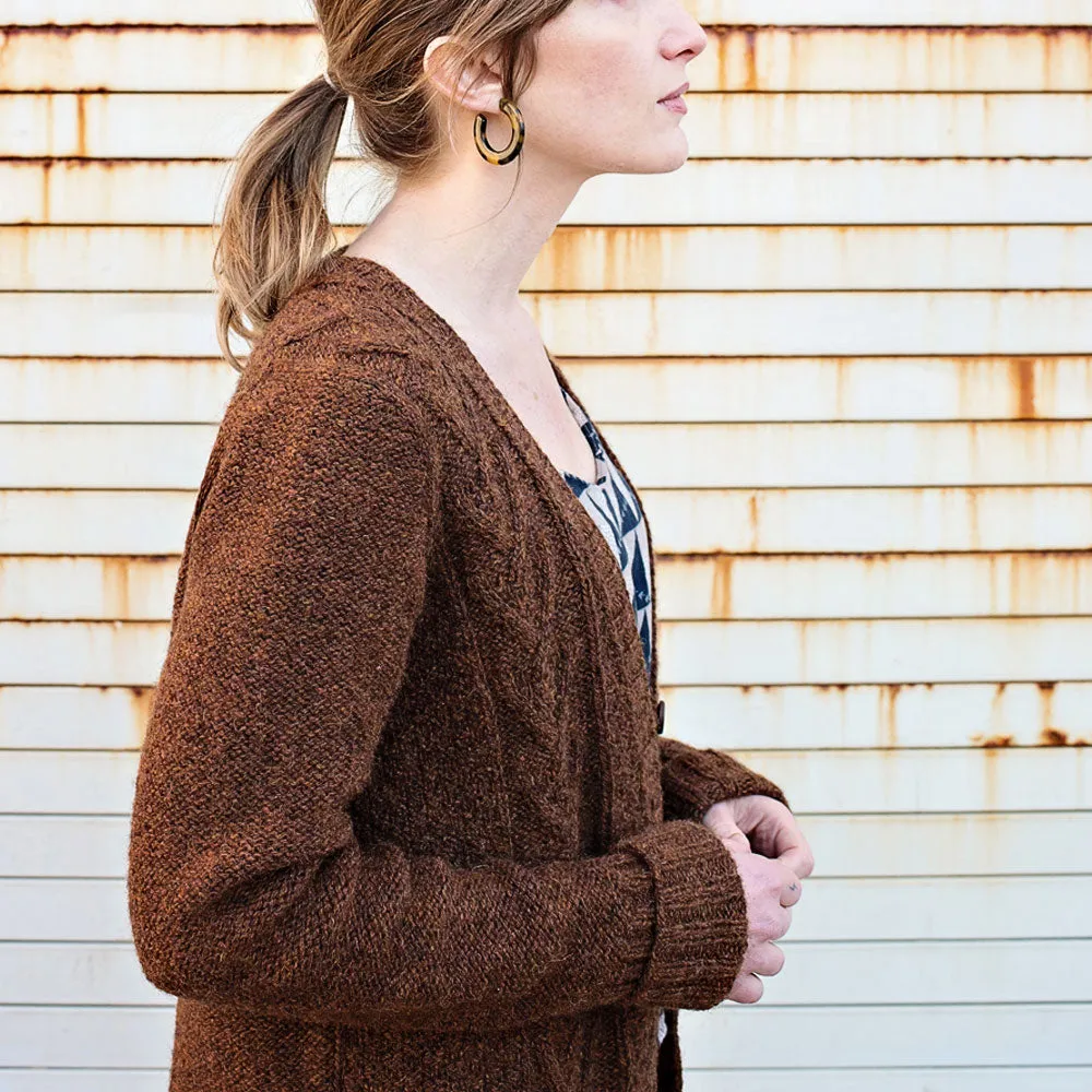 Minimalist Cable Cardigan Kit (Lore)