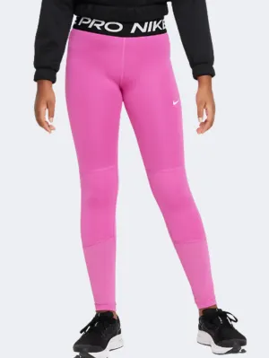 Nike Pro Girls Training Tight Fuchsia