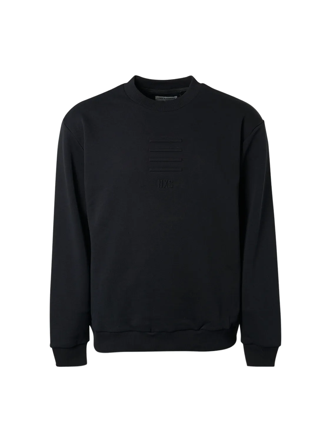 No Excess Logo Crew Sweat: Black