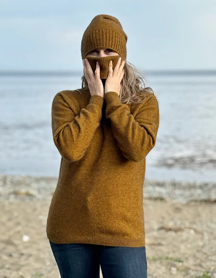 Noble Wilde Polo Neck Sweater in Tahiti