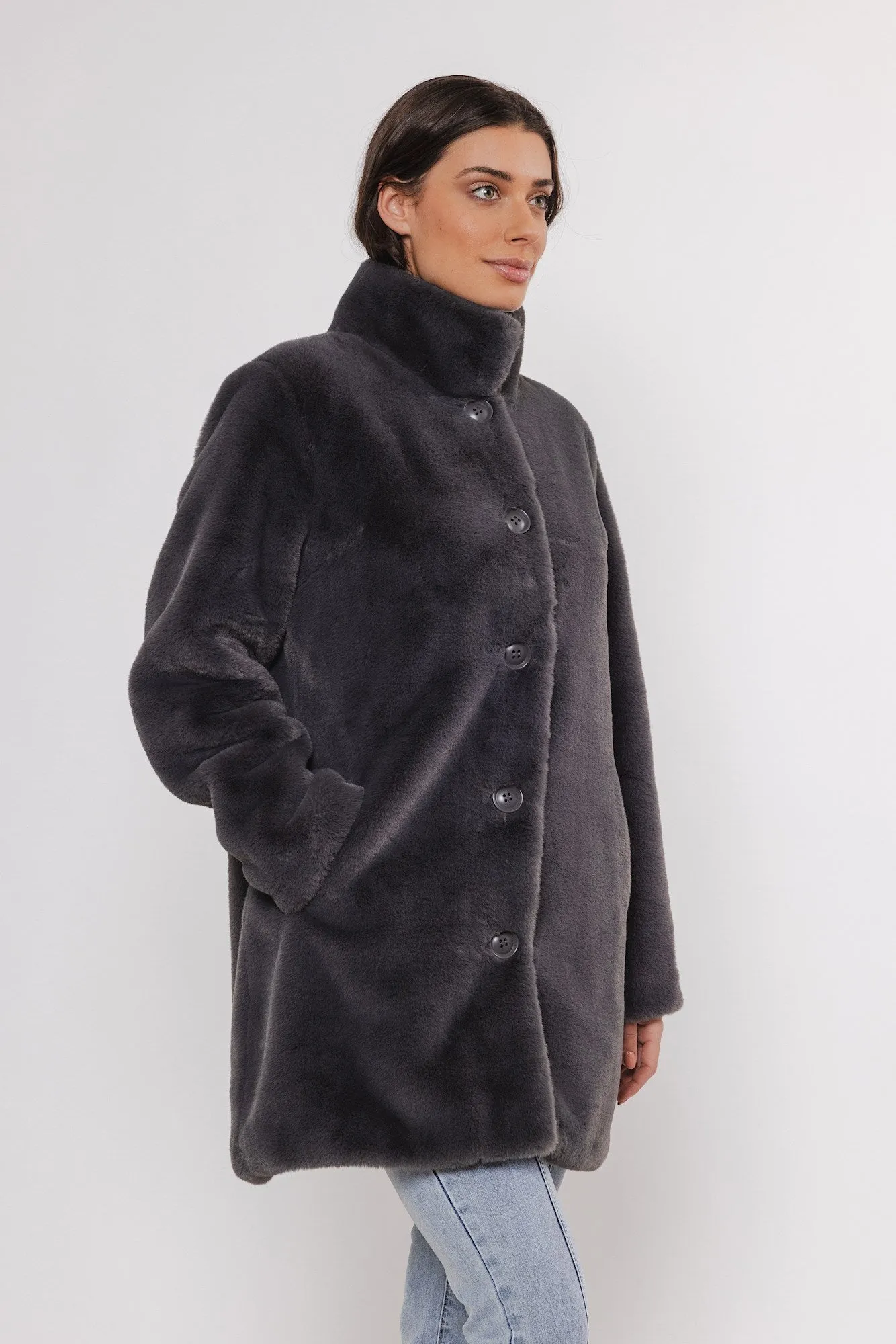 Nonna Coat Graphite