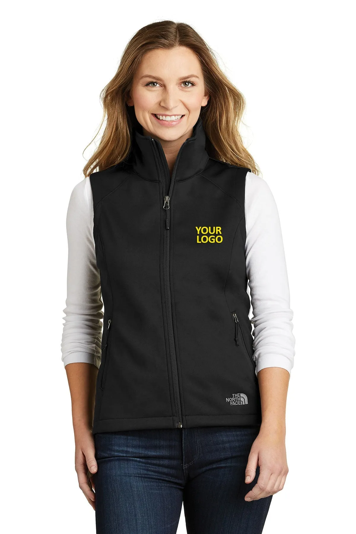 North Face Ladies Ridgewall Soft Shell Vest TNF Black