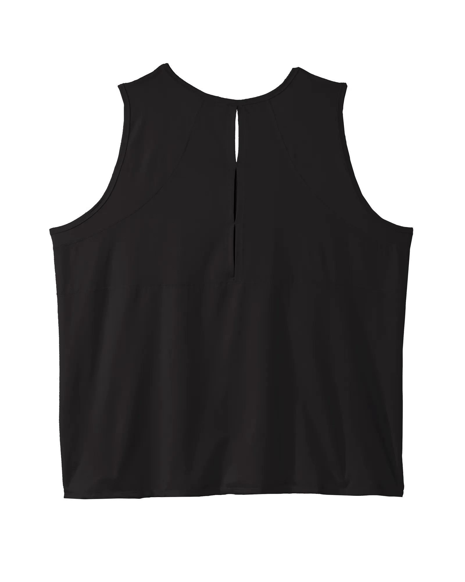 Peony Keyhole Tank | Black