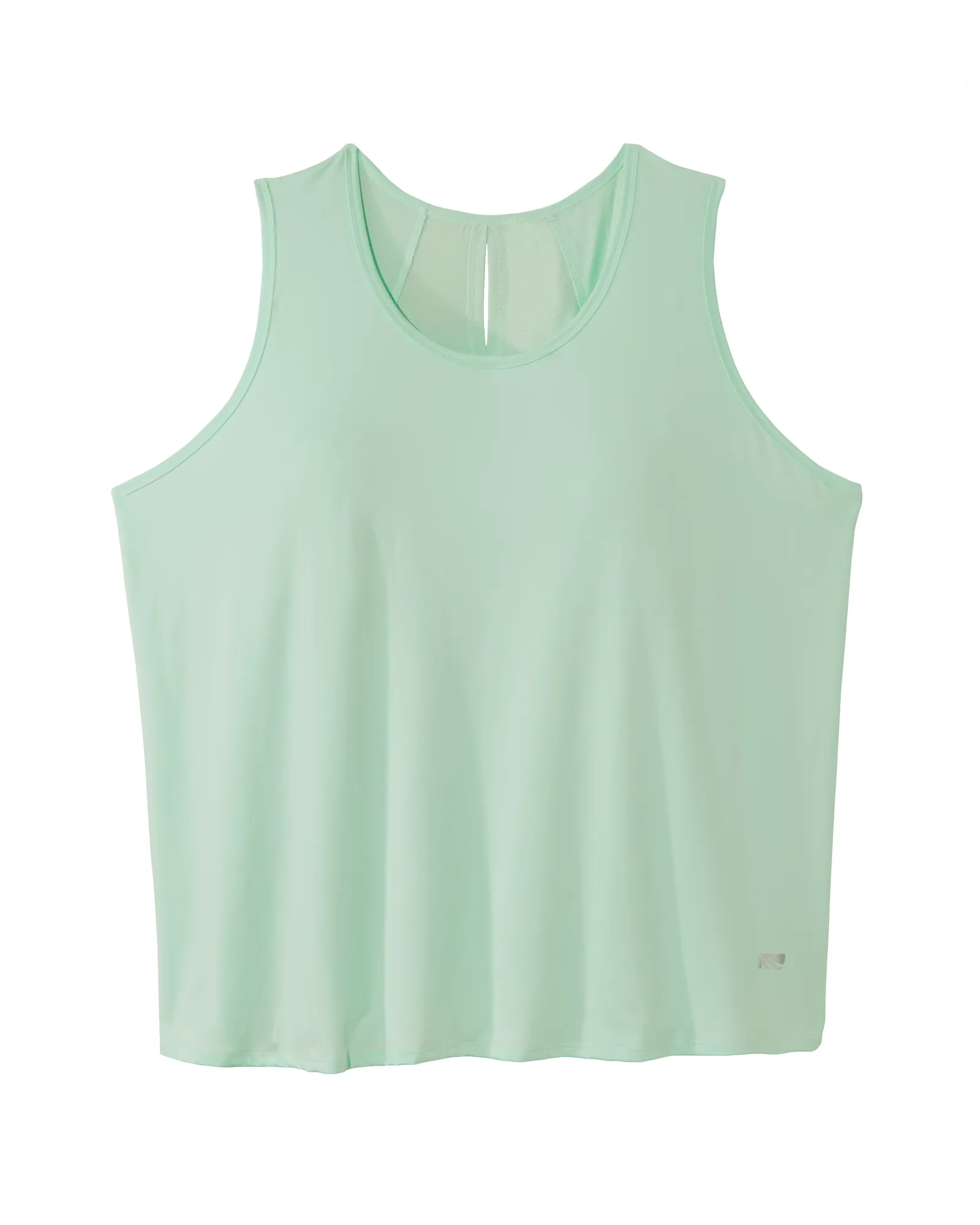 Peony Keyhole Tank | Light Blue