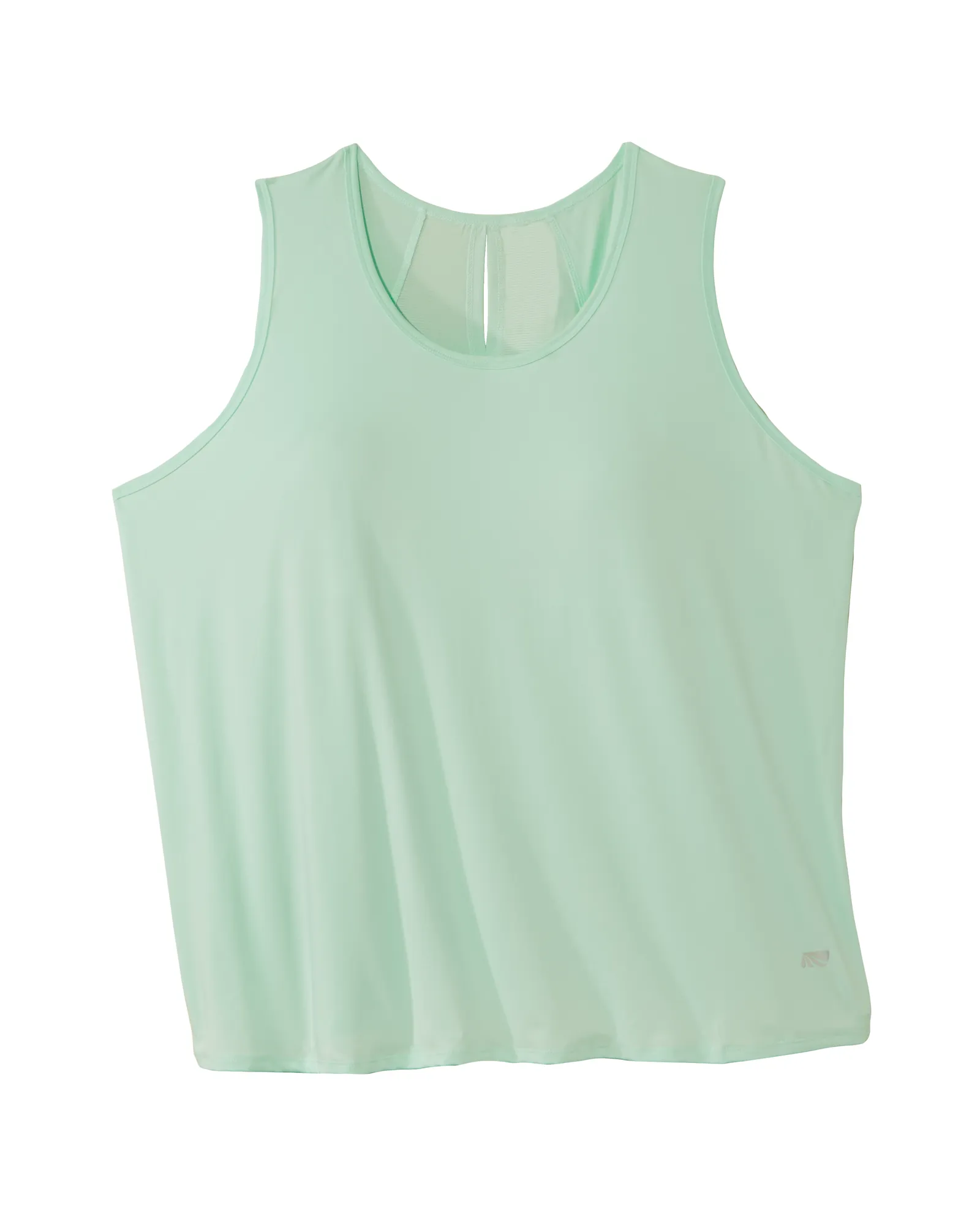 Peony Keyhole Tank | Light Blue