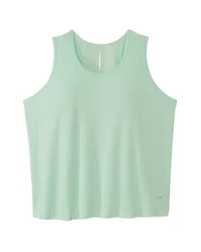 Peony Keyhole Tank | Light Blue