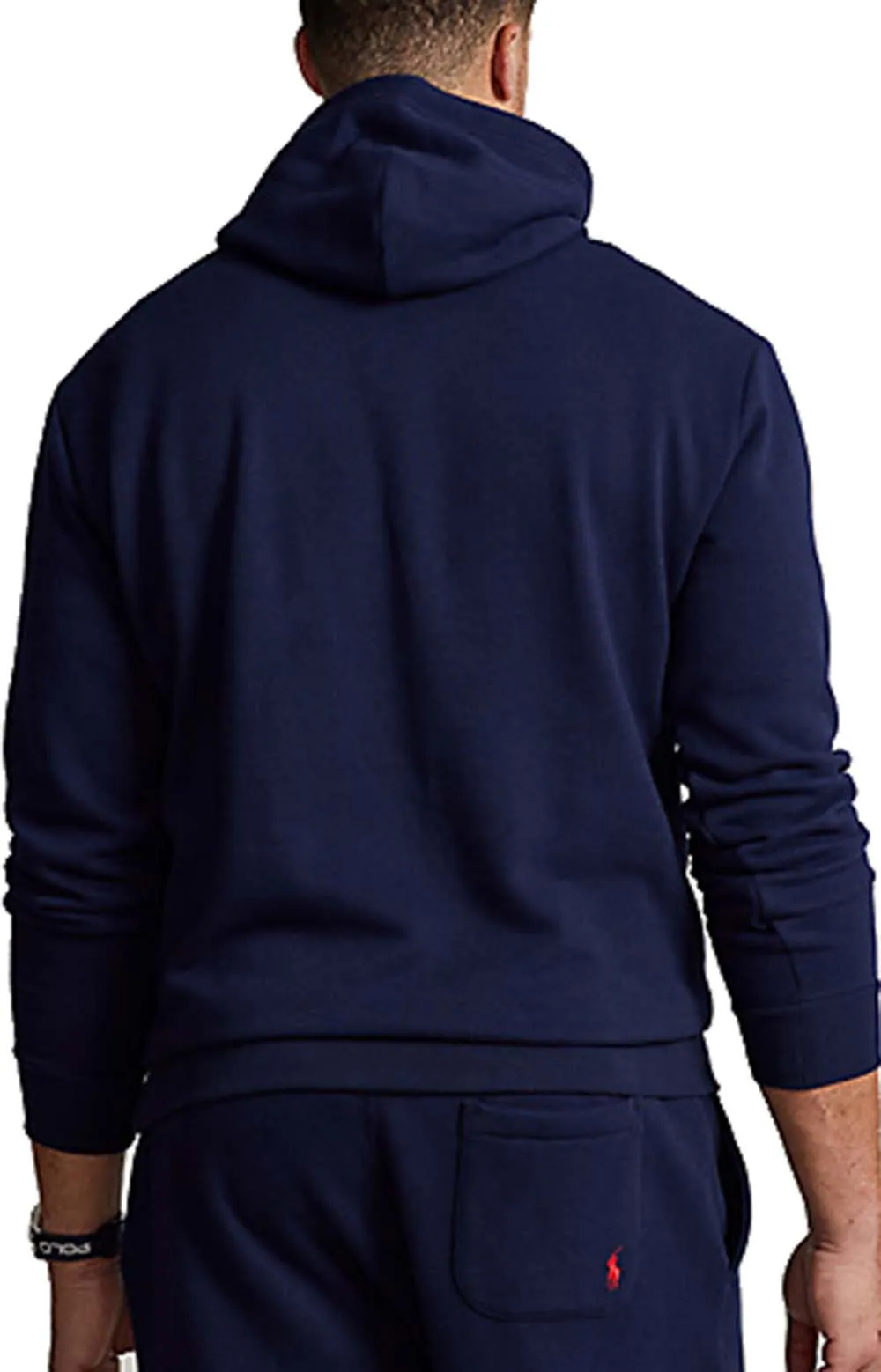 Polo Ralph Lauren Big Fit Fleece Hoodie with Logo - Cruise Navy