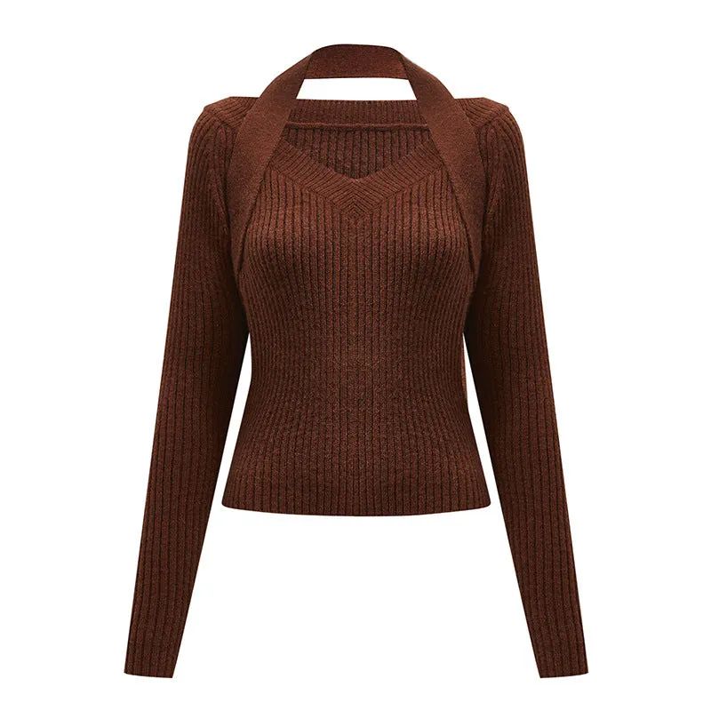 Pre Order:  Sexy Solid Hedge Knitted Sweater