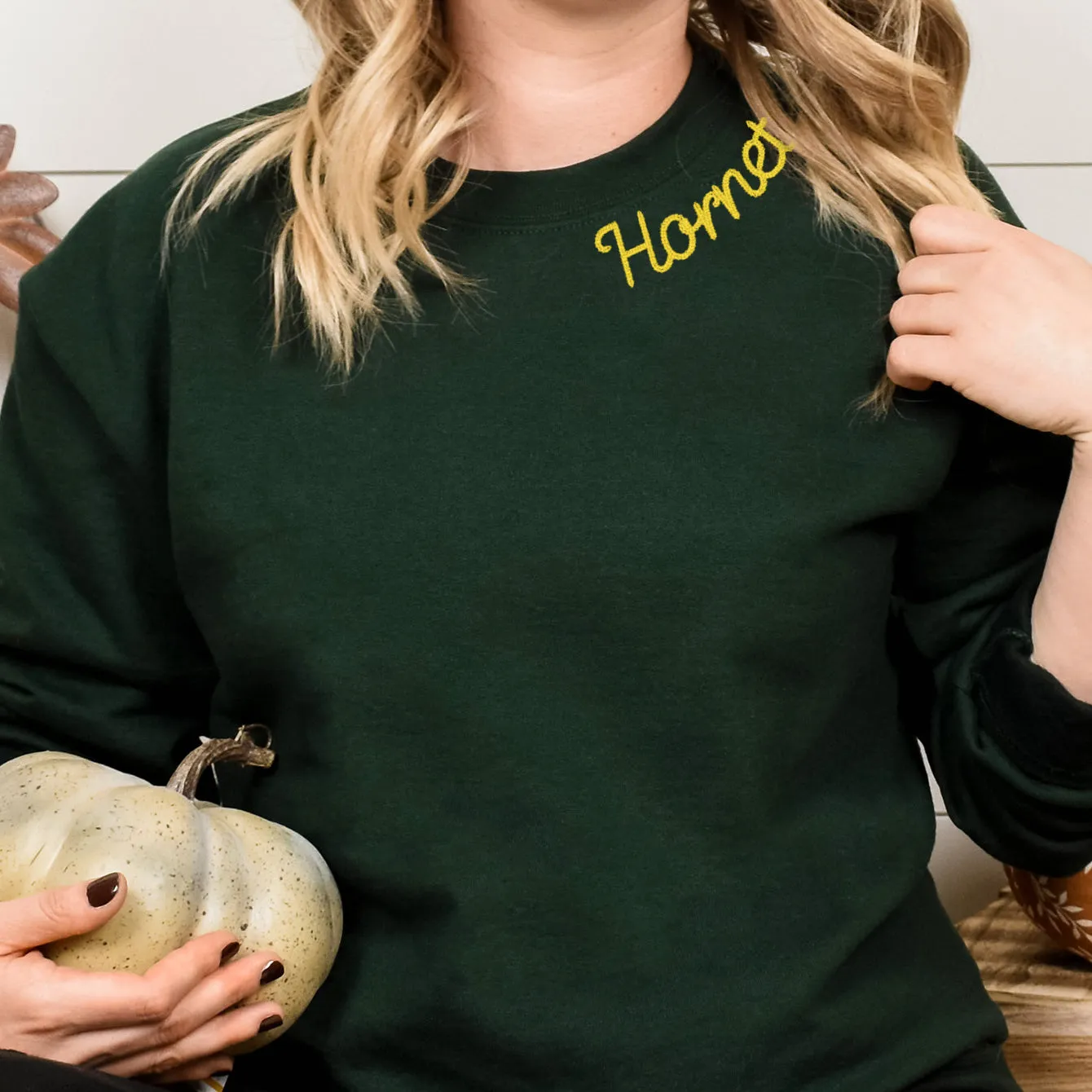 Preble Hornets Crewneck Sweatshirt - Chain Stitch