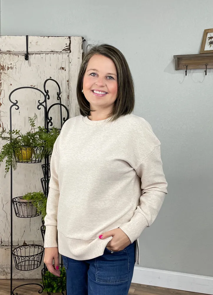 Pullover in Oatmeal by Keren Hart