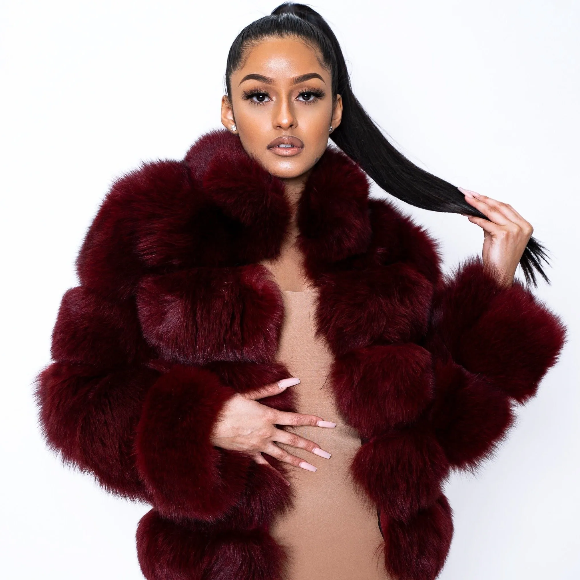 "London" Fox Fur Coat