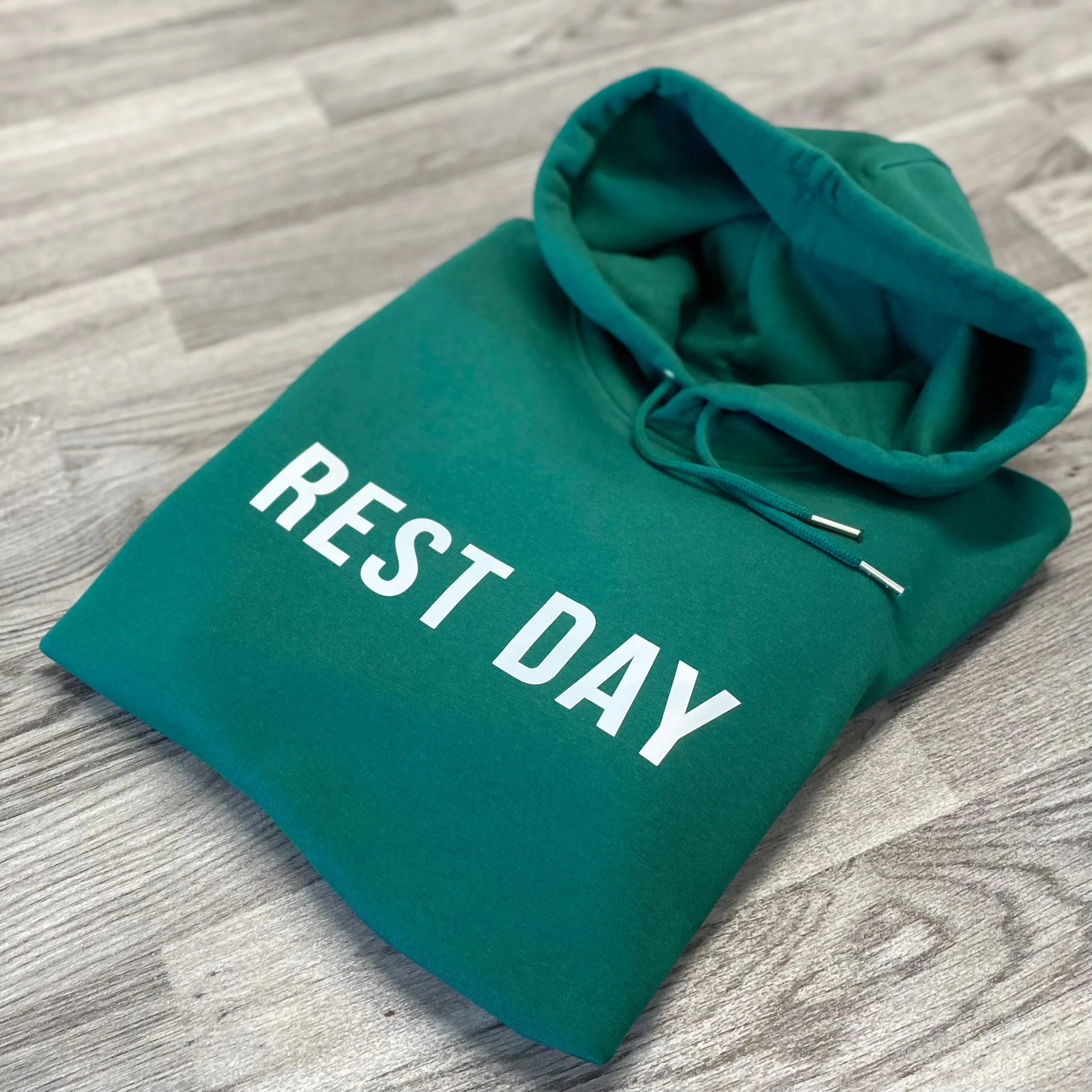 Rest Day Hoodie - printed (w)