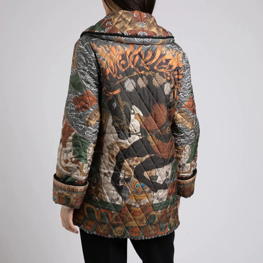 SABINA SAVAGE - THE WIND HORSE QUILTED JACKET