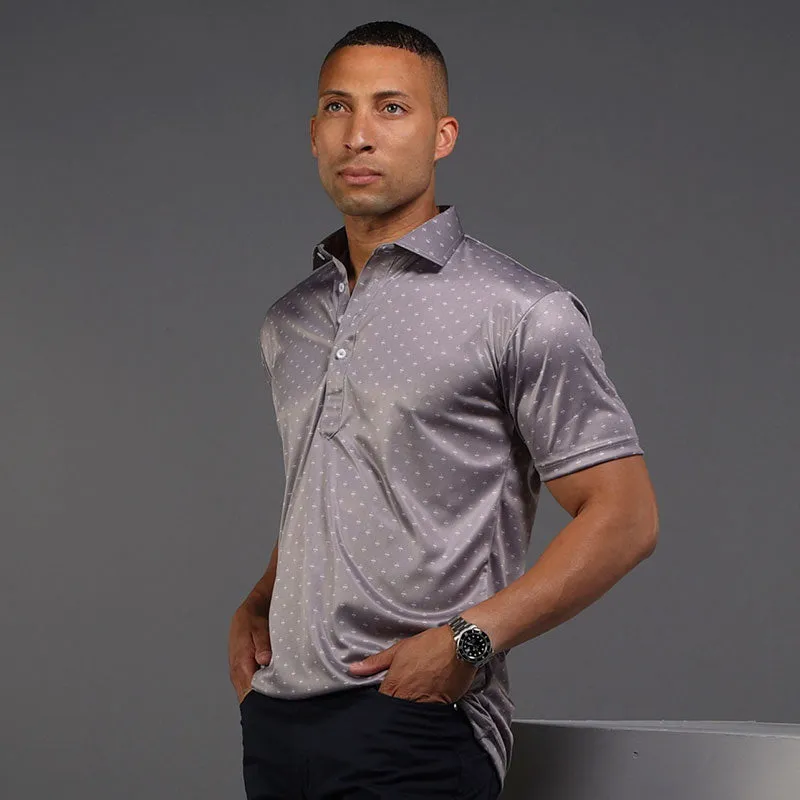 Semi-Spread Collar Polo Phoenix Grey