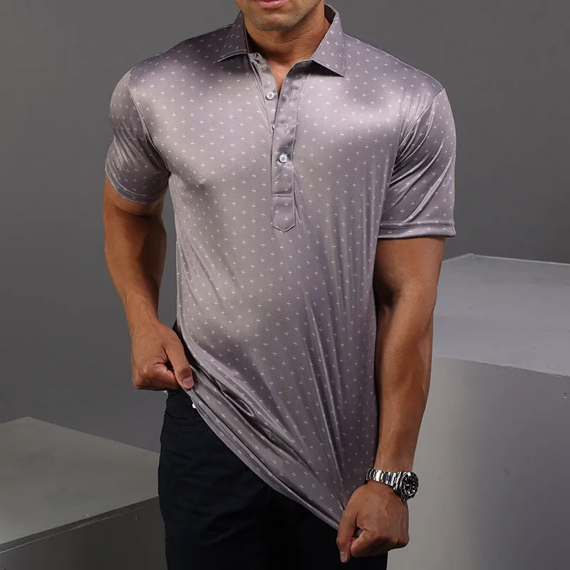 Semi-Spread Collar Polo Phoenix Grey