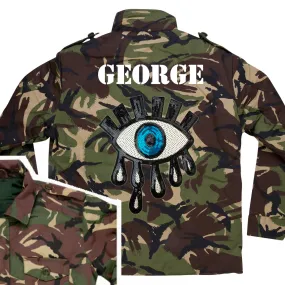 Sequin Eye Camo Jacket