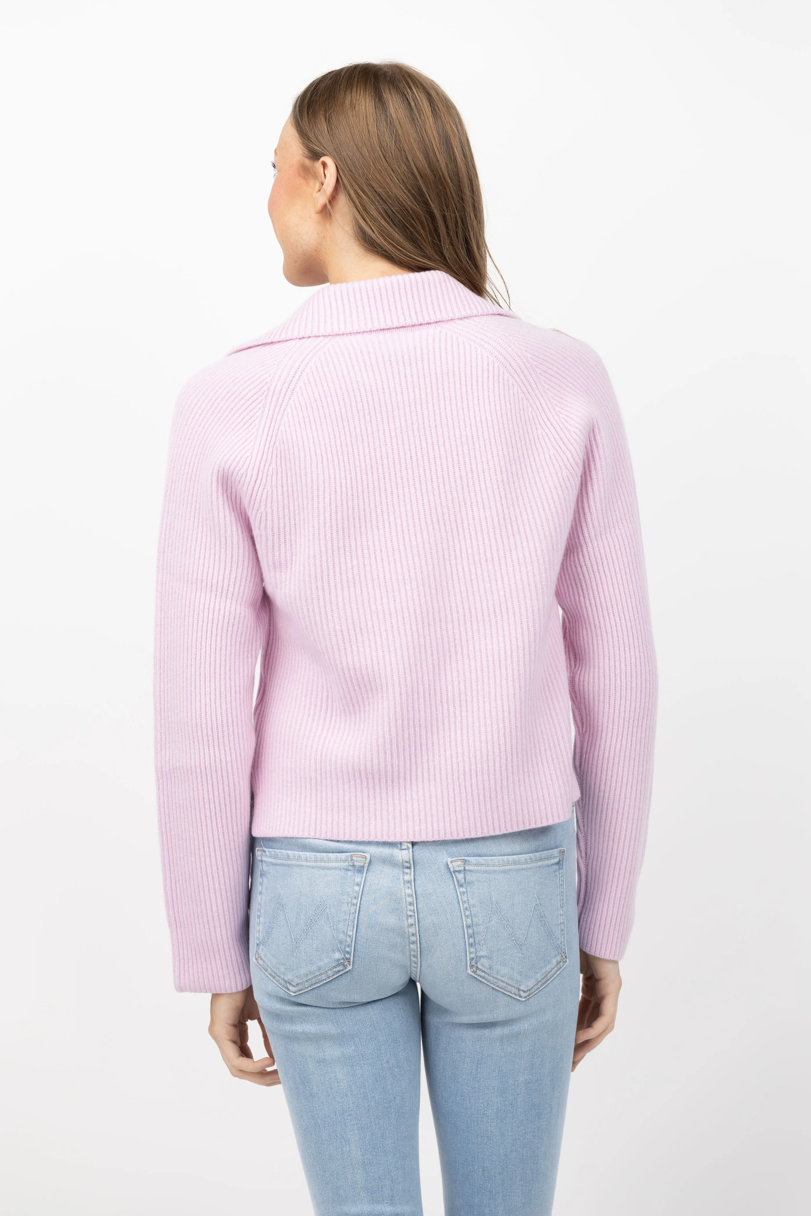 Simkhai Lopez Polo Sweater in Sakura