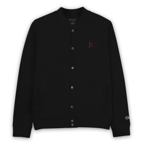 'Simply Barker' Embroidered Champion Bomber Jacket