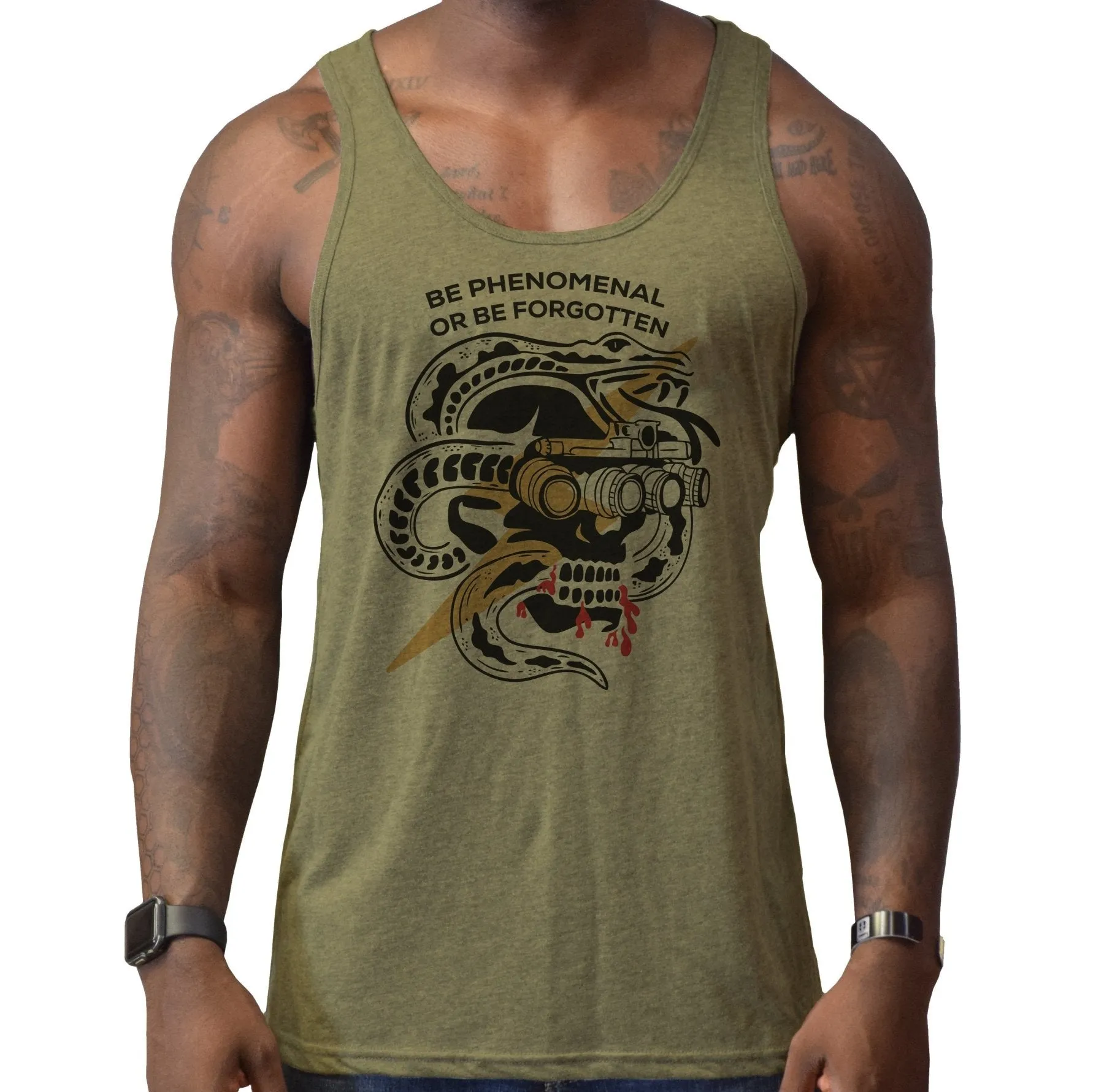 Skull Snake Men's Tank