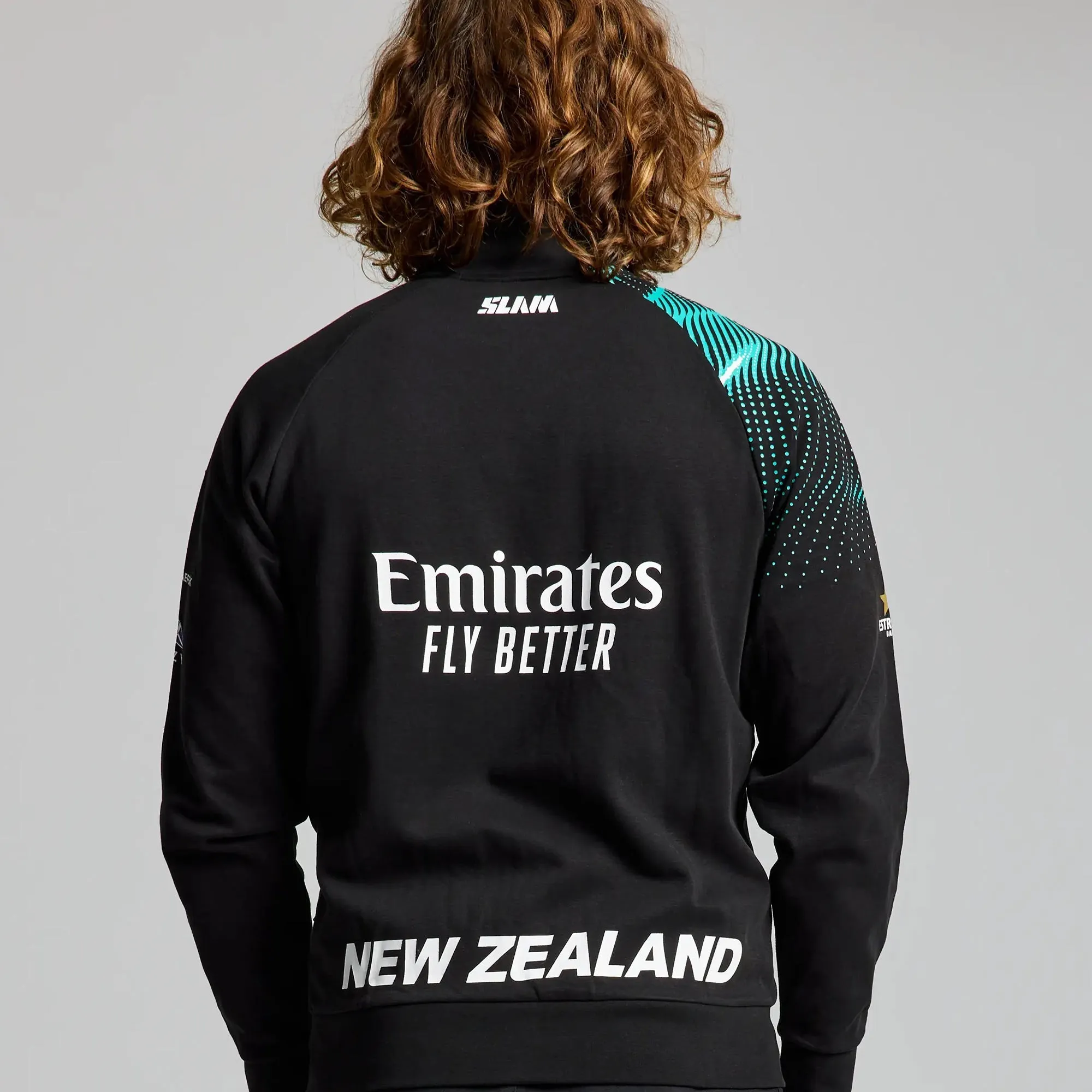 SLAM Men's Emirates Team New Zealand Deck Sweater - Full Zip