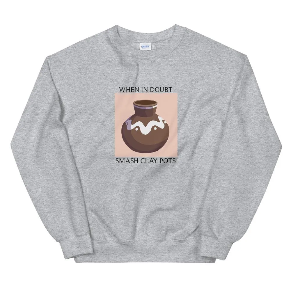 Smash Clay Pots | Unisex Sweatshirt | The Legend of Zelda