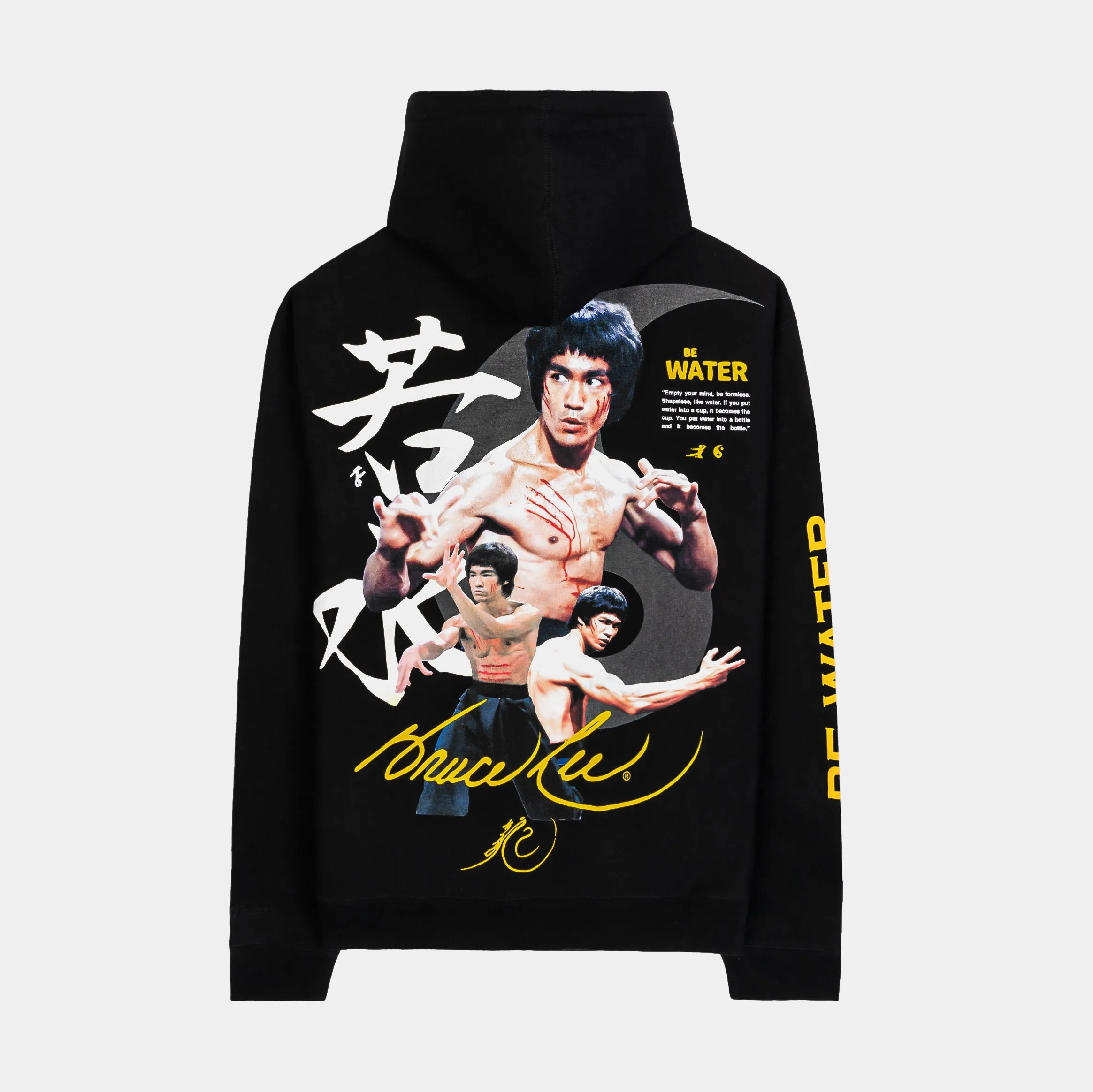 SP x Bruce Lee Water Pullover Mens Hoodie (Black/Yellow)