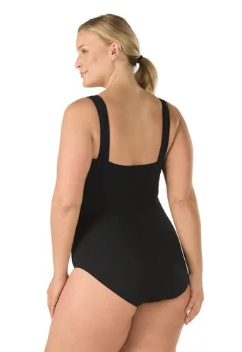 SPEEDO Endurance  Shirred Tank Plus Size