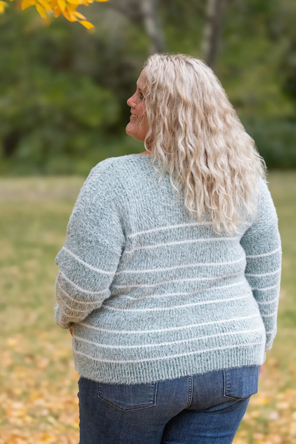 Striped Sweater - Green IN STOCK