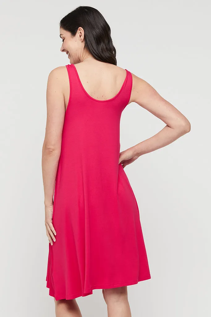 Swing Dress - Magenta