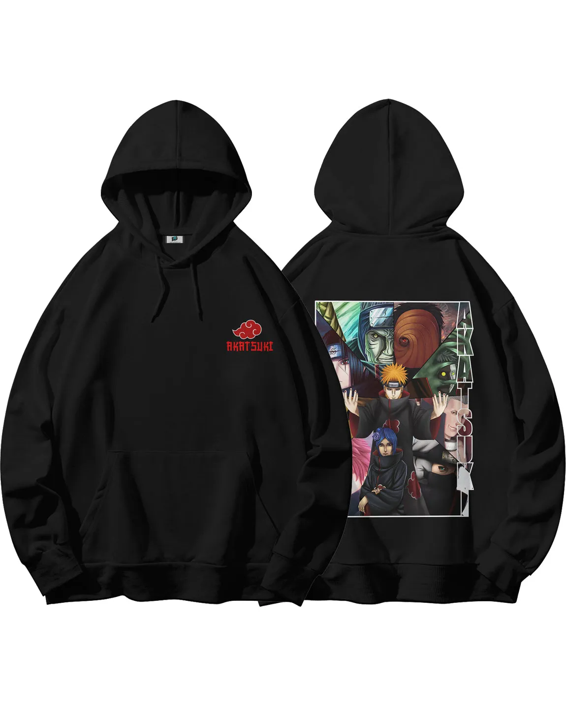 SXV  'akatsuki’ Printed Cool Aesthetic Sweatshirt Hoodie